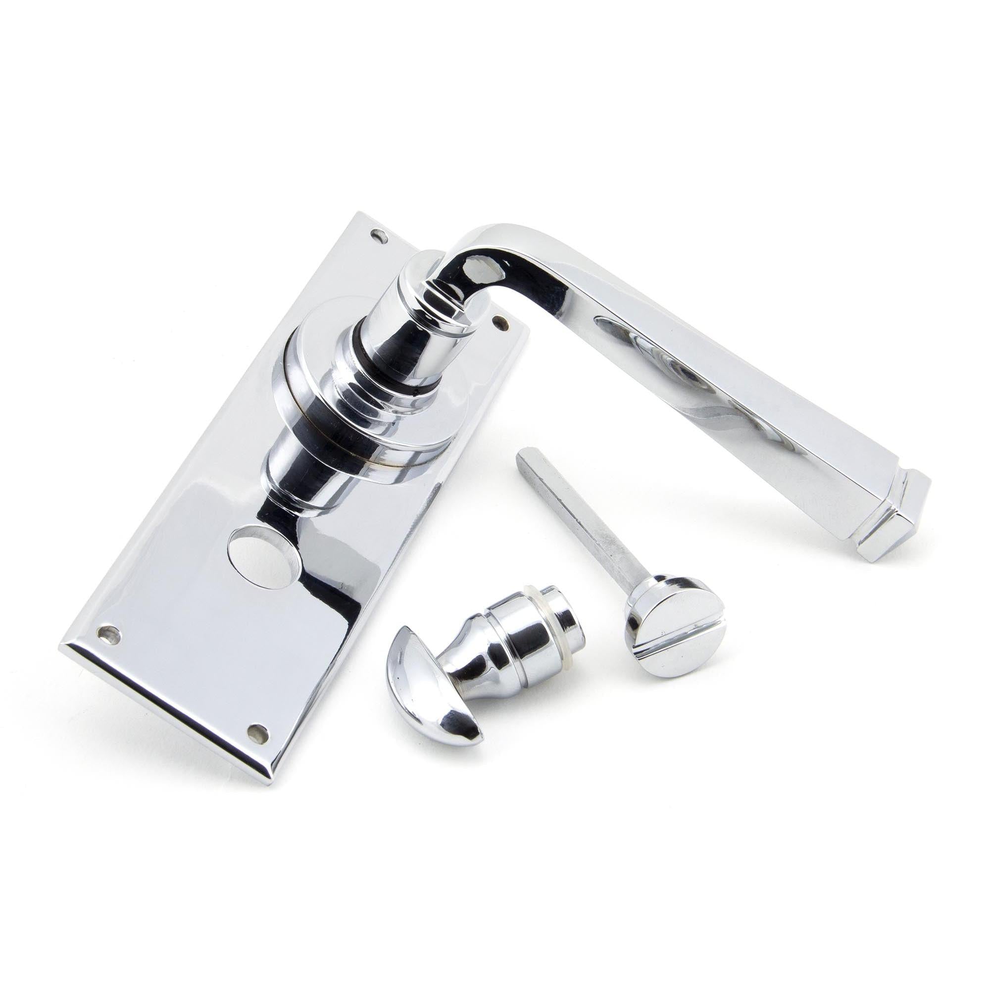 Polished Chrome Avon Lever Bathroom Set | From The Anvil - Lever Bathroom - From The Anvil - Yester Home