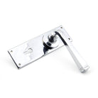 Polished Chrome Avon Lever Lock Set | From The Anvil-Lever Lock-Yester Home