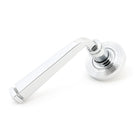 Polished Chrome Avon Round Lever on Rose Set (Beehive) | From The Anvil - Concealed - From The Anvil - Yester Home