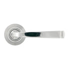 Polished Chrome Avon Round Lever on Rose Set (Beehive) | From The Anvil - Concealed - From The Anvil - Yester Home