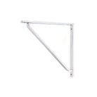 Polished Chrome Barton Shelf Bracket (200mm x 200mm) | From The Anvil - Shelf Brackets - From The Anvil - Yester Home