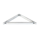 Polished Chrome Barton Shelf Bracket (200mm x 200mm) | From The Anvil - Shelf Brackets - From The Anvil - Yester Home