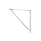 Polished Chrome Barton Shelf Bracket (200mm x 200mm) | From The Anvil-Shelf Brackets-Yester Home