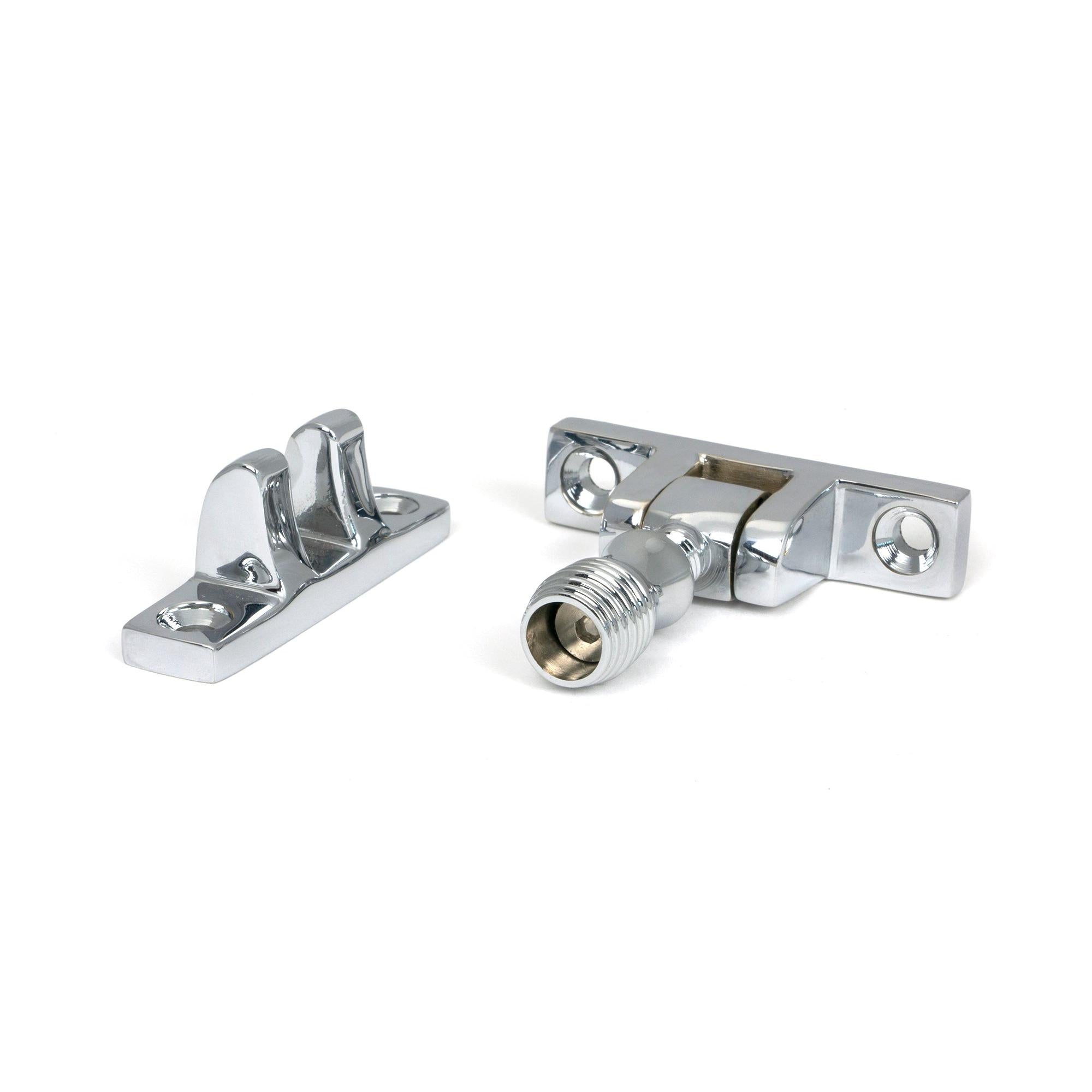 Polished Chrome Beehive Brighton Fastener - Narrow (Square) | From The Anvil - Brighton Fasteners - From The Anvil - Yester Home