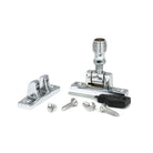 Polished Chrome Beehive Brighton Fastener - Narrow (Square) | From The Anvil - Brighton Fasteners - From The Anvil - Yester Home