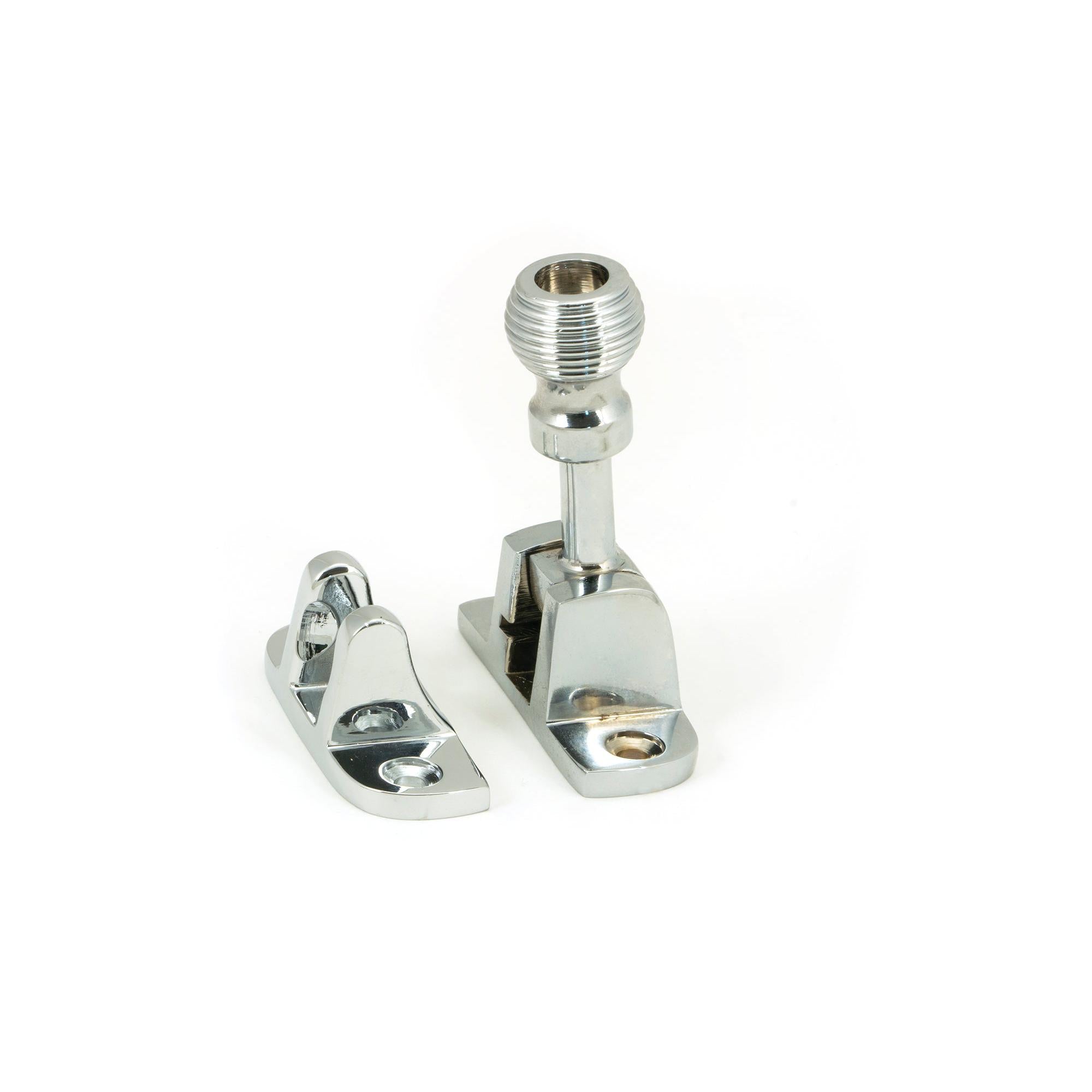 Polished Chrome Beehive Brighton Fastener (Radiused) | From The Anvil - Fasteners - From The Anvil - Yester Home