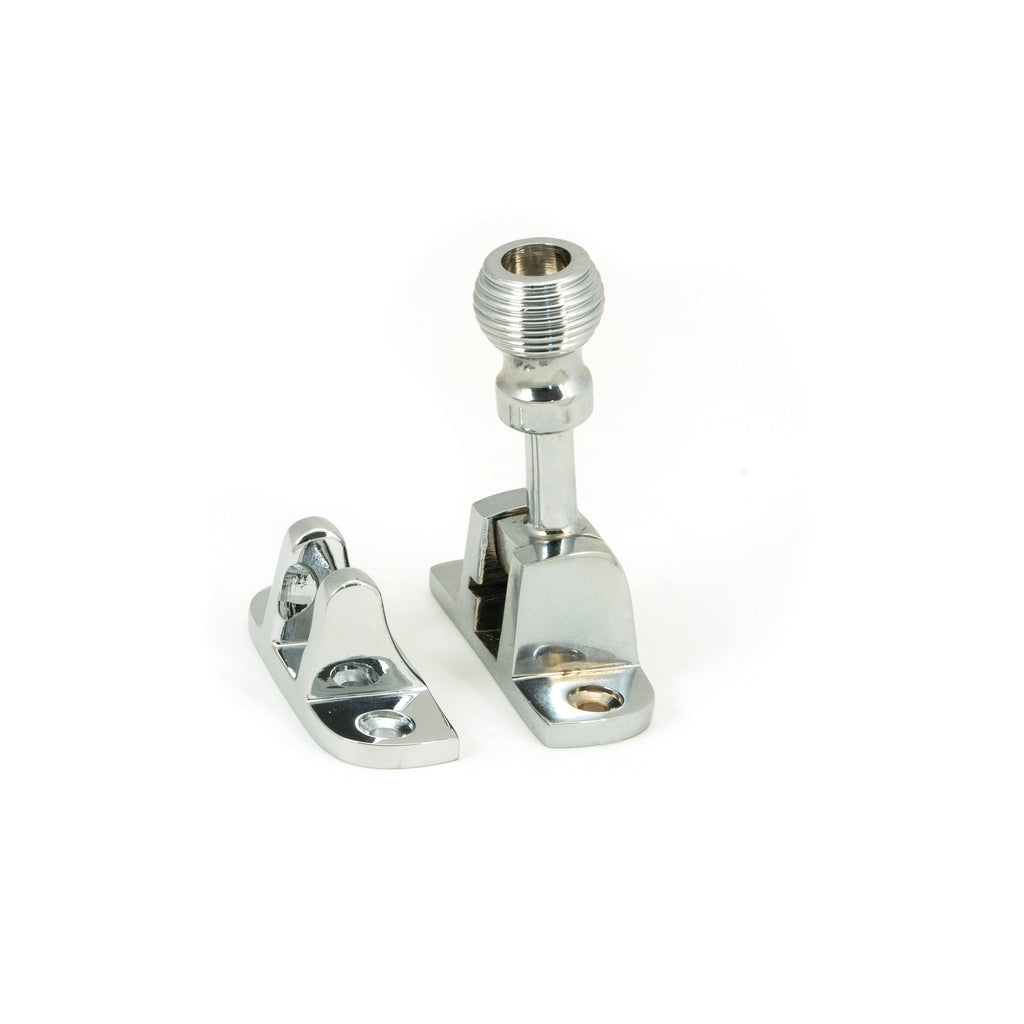 Polished Chrome Beehive Brighton Fastener (Radiused) | From The Anvil-Fasteners-Yester Home