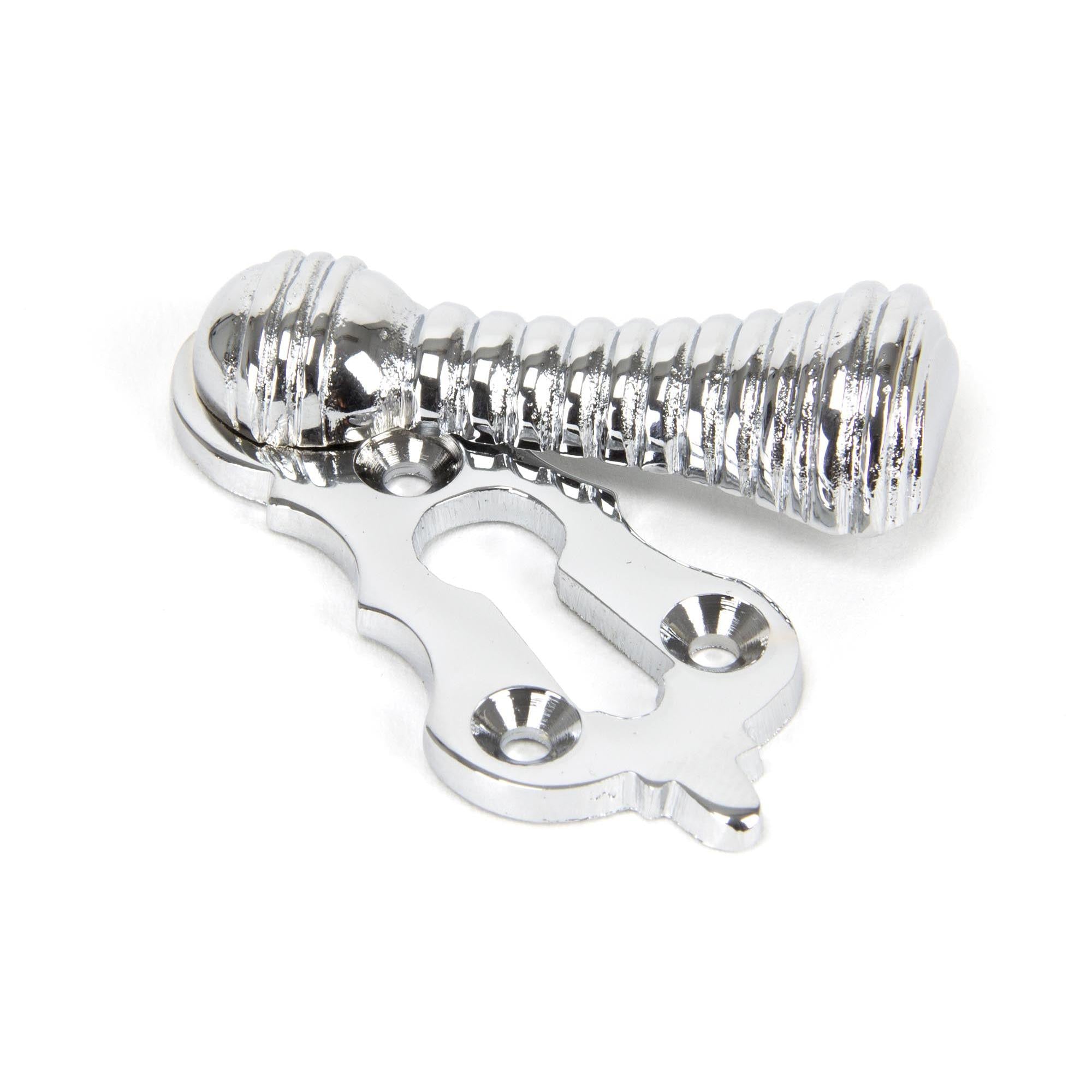 Polished Chrome Beehive Escutcheon | From The Anvil - Escutcheons - From The Anvil - Yester Home