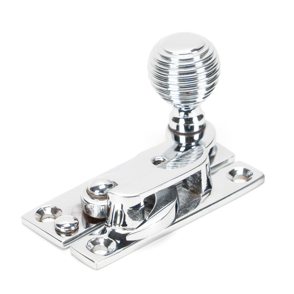 Polished Chrome Beehive Sash Hook Fastener | From The Anvil-Sash Hook Fasteners-Yester Home