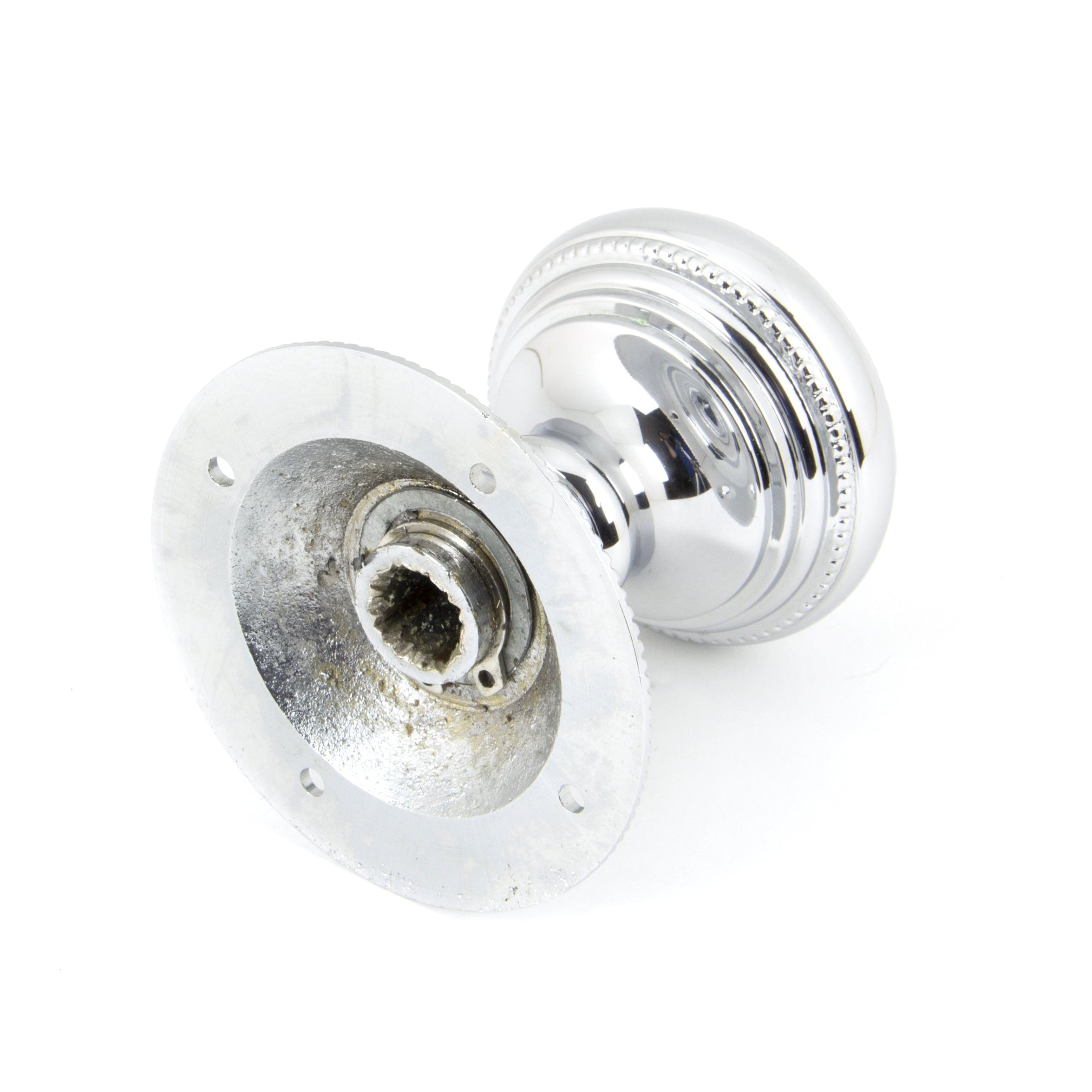 Polished Chrome Brockworth Mortice Knob Set | From The Anvil-Mortice Knobs-Yester Home
