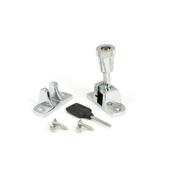 Polished Chrome Brompton Brighton Fastener (Radiused) | From The Anvil-Fasteners-Yester Home