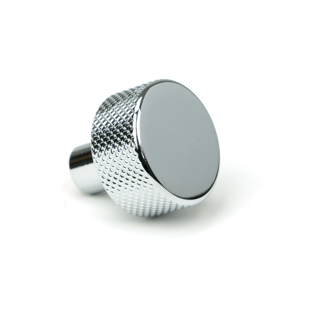 Polished Chrome Brompton Cabinet Knob - 25mm (No rose) | From The Anvil-Cabinet Knobs-Yester Home