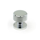 Polished Chrome Brompton Cabinet Knob - 25mm (Plain) | From The Anvil-Cabinet Knobs-Yester Home