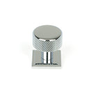 Polished Chrome Brompton Cabinet Knob - 25mm (Square) | From The Anvil - Cabinet Knobs - From The Anvil - Yester Home