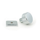 Polished Chrome Brompton Cabinet Knob - 25mm (Square) | From The Anvil - Cabinet Knobs - From The Anvil - Yester Home