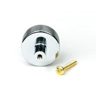 Polished Chrome Brompton Cabinet Knob - 32mm (No rose) | From The Anvil-Cabinet Knobs-Yester Home