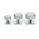 Polished Chrome Brompton Cabinet Knob - 32mm (Square) | From The Anvil-Cabinet Knobs-Yester Home