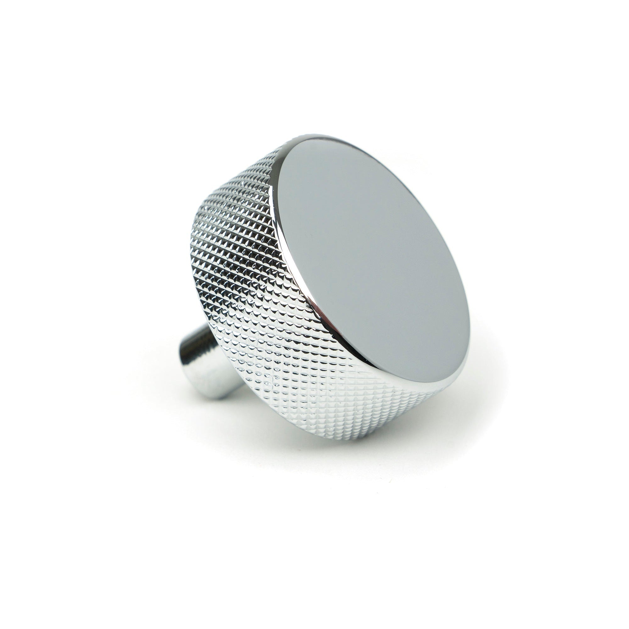 Polished Chrome Brompton Cabinet Knob - 38mm (No rose) | From The Anvil-Cabinet Knobs-Yester Home