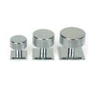 Polished Chrome Brompton Cabinet Knob - 38mm (Square) | From The Anvil - Cabinet Knobs - From The Anvil - Yester Home