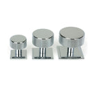 Polished Chrome Brompton Cabinet Knob - 38mm (Square) | From The Anvil-Cabinet Knobs-Yester Home