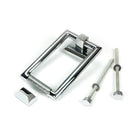 Polished Chrome Brompton Door Knocker | From The Anvil - Bolt-Through Door Knockers - From The Anvil - Yester Home