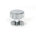 Polished Chrome Brompton Mortice/Rim Knob Set (Beehive) | From The Anvil-Mortice Knobs-Yester Home