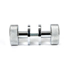 Polished Chrome Brompton Mortice/Rim Knob Set (Plain) | From The Anvil - Mortice Knobs - From The Anvil - Yester Home