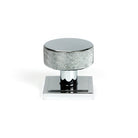 Polished Chrome Brompton Mortice/Rim Knob Set (Square) | From The Anvil-Mortice Knobs-Yester Home