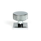 Polished Chrome Brompton Mortice/Rim Knob Set (Square) | From The Anvil - Mortice Knobs - From The Anvil - Yester Home