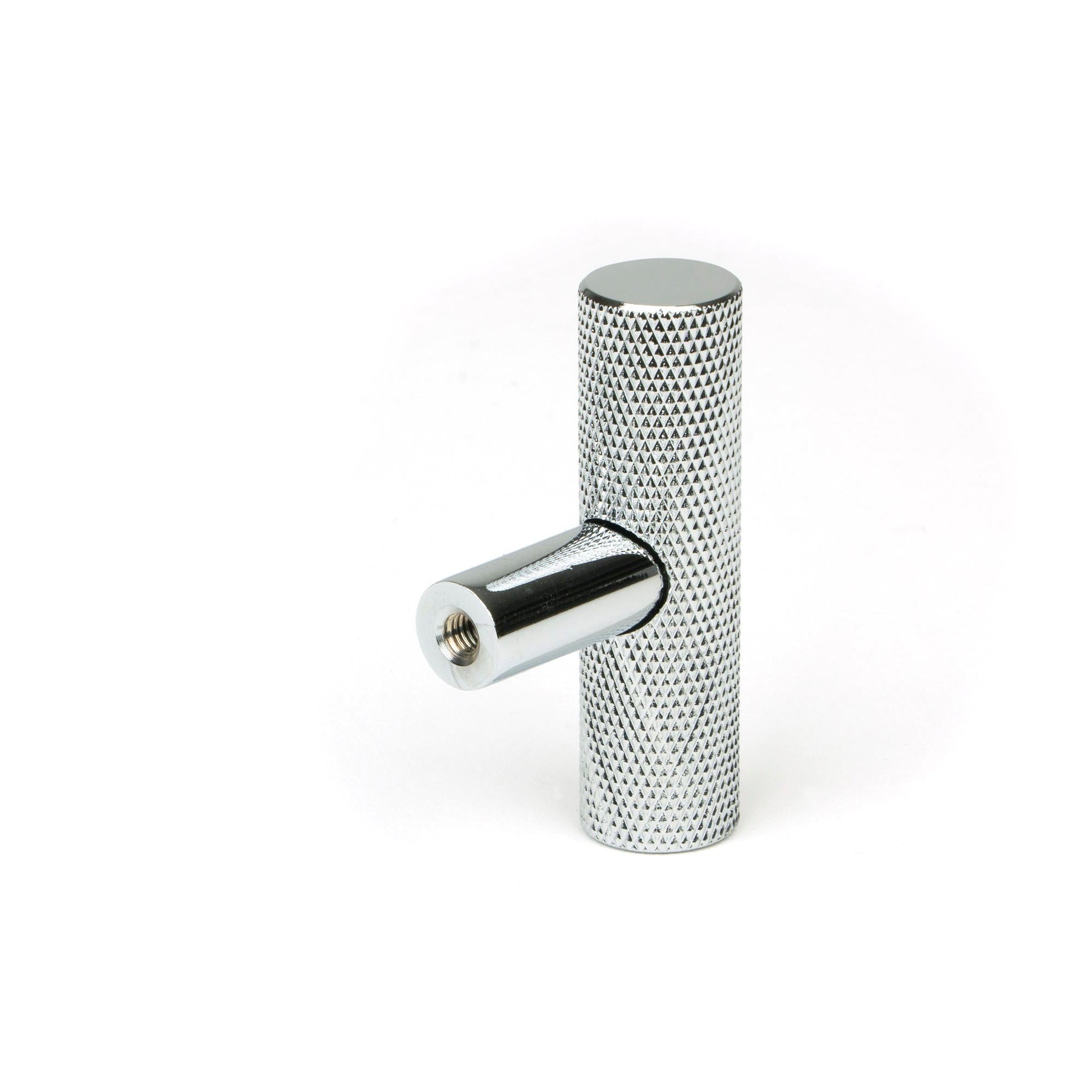 Polished Chrome Brompton T-Bar | From The Anvil - Cabinet Knobs - From The Anvil - Yester Home