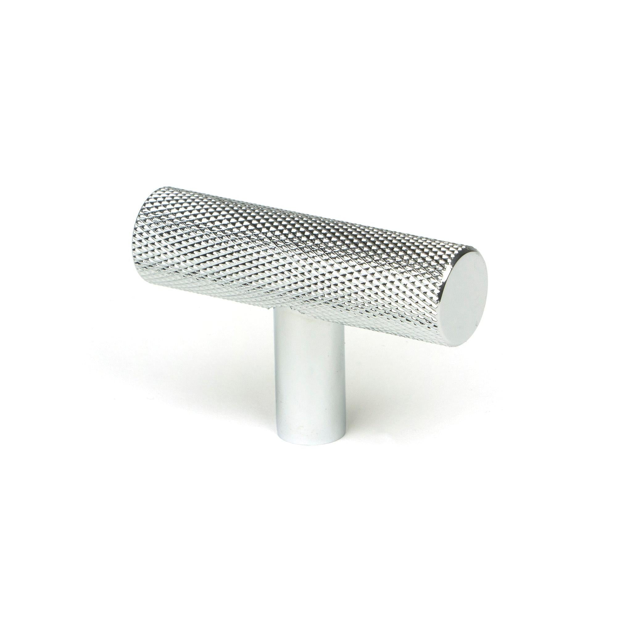 Polished Chrome Brompton T-Bar | From The Anvil - Cabinet Knobs - From The Anvil - Yester Home