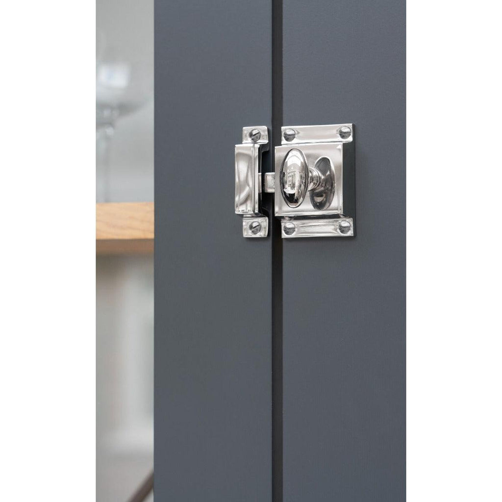 Polished Chrome Cabinet Latch | From The Anvil-Cabinet Latches & Catches-Yester Home