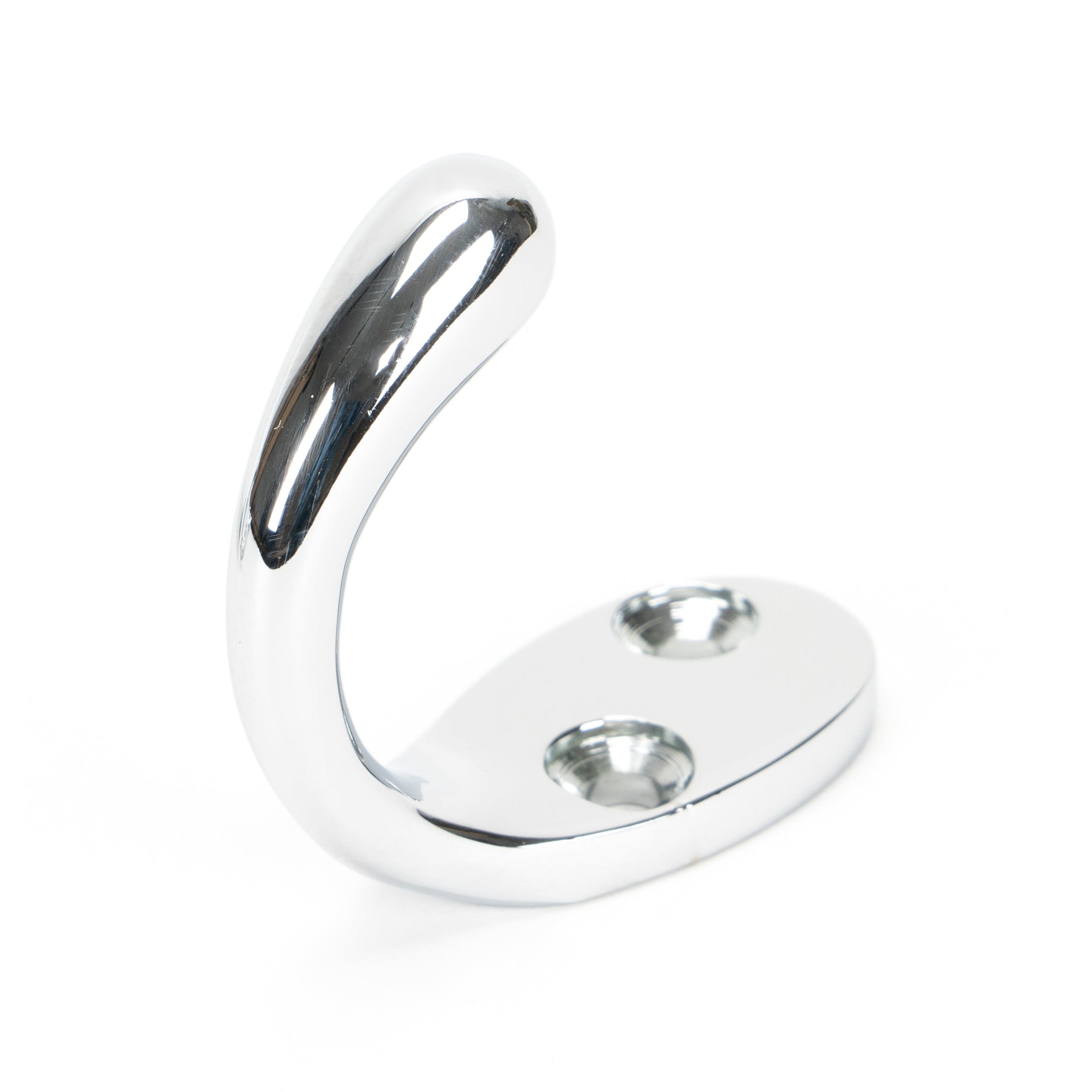 Polished Chrome Celtic Single Robe Hook | From The Anvil-Coat Hooks-Yester Home