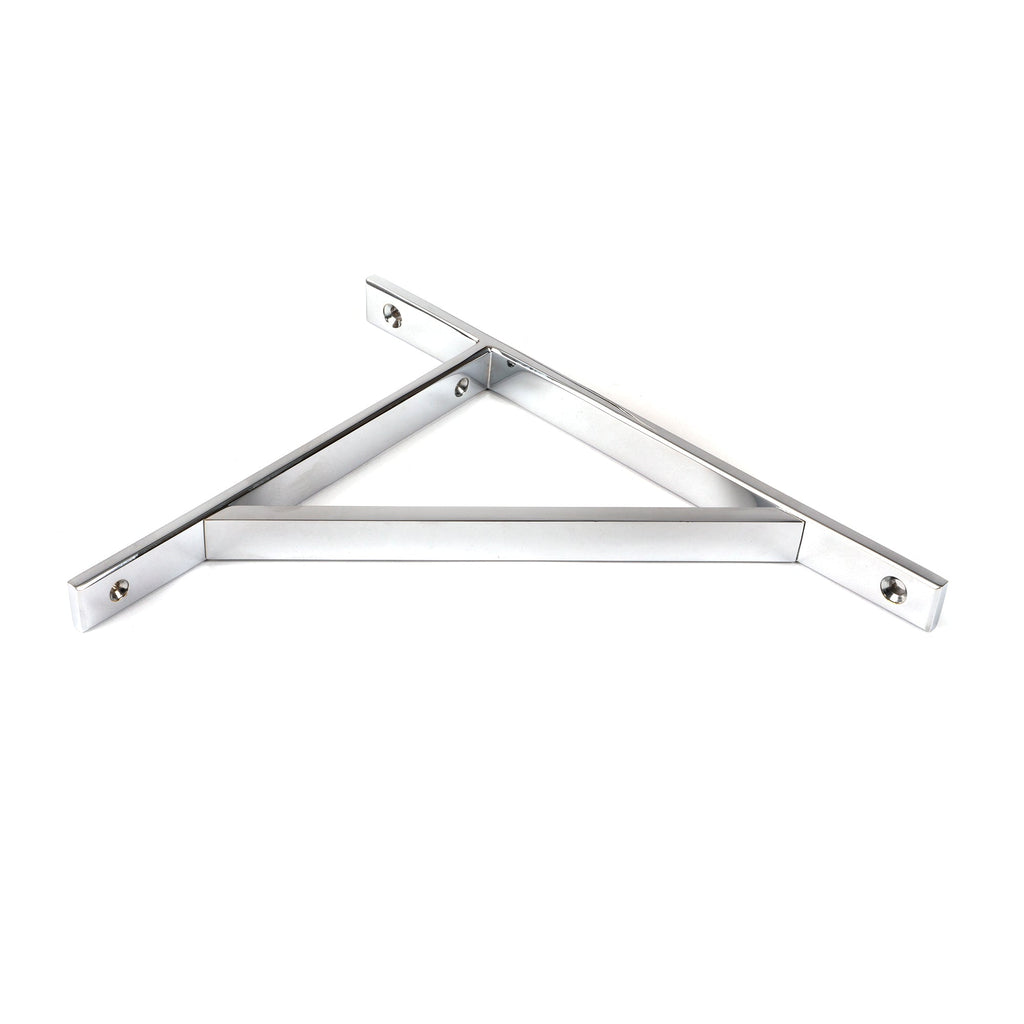 Polished Chrome Chalfont Shelf Bracket (260mm x 200mm) | From The Anvil