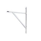 Polished Chrome Chalfont Shelf Bracket (260mm x 200mm) | From The Anvil-Shelf Brackets-Yester Home