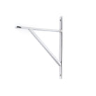 Polished Chrome Chalfont Shelf Bracket (260mm x 200mm) | From The Anvil - Shelf Brackets - From The Anvil - Yester Home