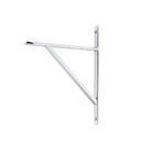 Polished Chrome Chalfont Shelf Bracket (260mm x 200mm) | From The Anvil-Shelf Brackets-Yester Home