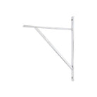 Polished Chrome Chalfont Shelf Bracket (314mm x 250mm) | From The Anvil-Shelf Brackets-Yester Home