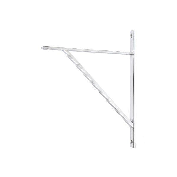 Polished Chrome Chalfont Shelf Bracket (314mm x 250mm) | From The Anvil