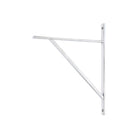 Polished Chrome Chalfont Shelf Bracket (314mm x 250mm) | From The Anvil-Shelf Brackets-Yester Home