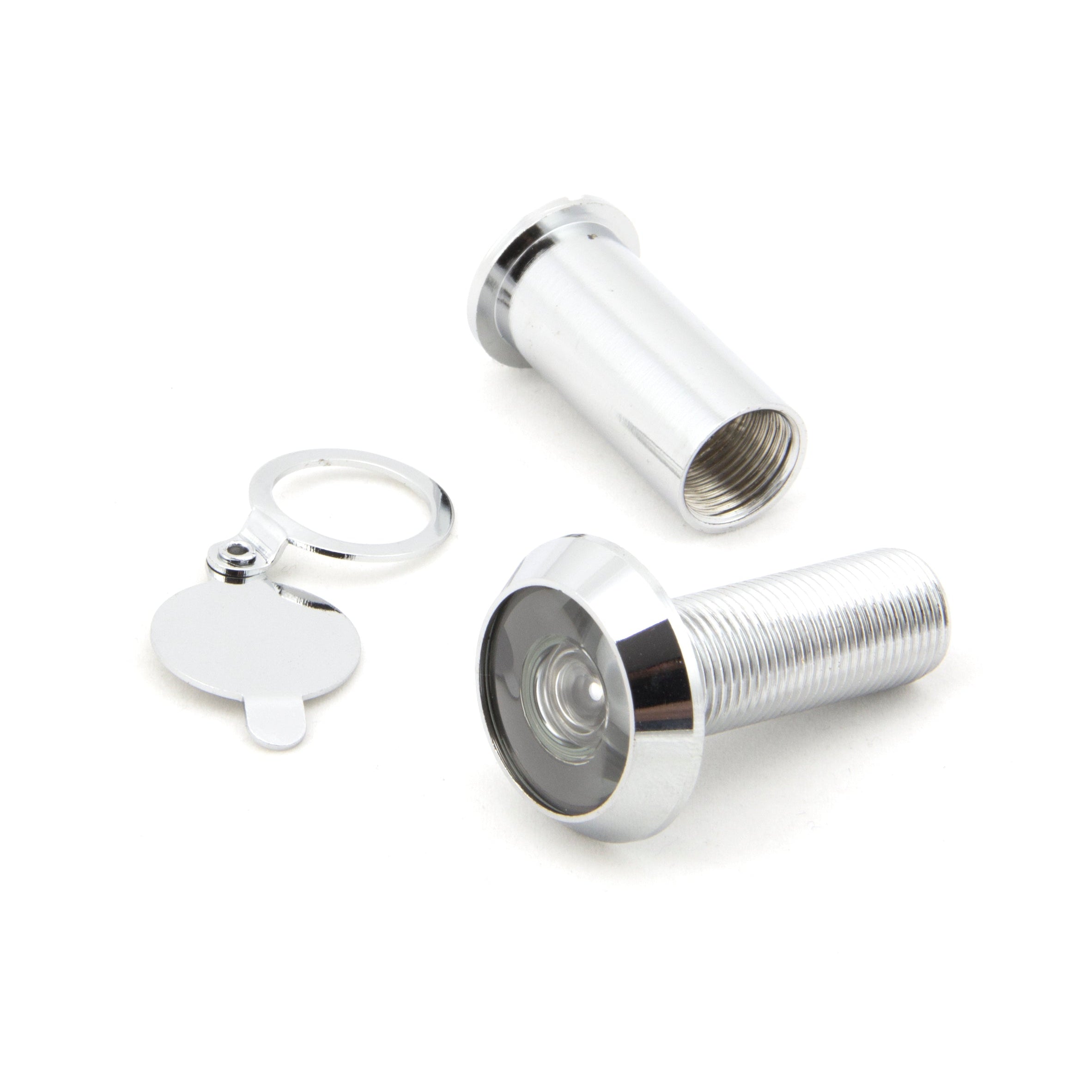 Polished Chrome Door Viewer 180° (34-56mm Door) | From The Anvil-Security-Yester Home