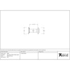 Polished Chrome Door Viewer 180° (34-56mm Door) | From The Anvil - Security - From The Anvil - Yester Home