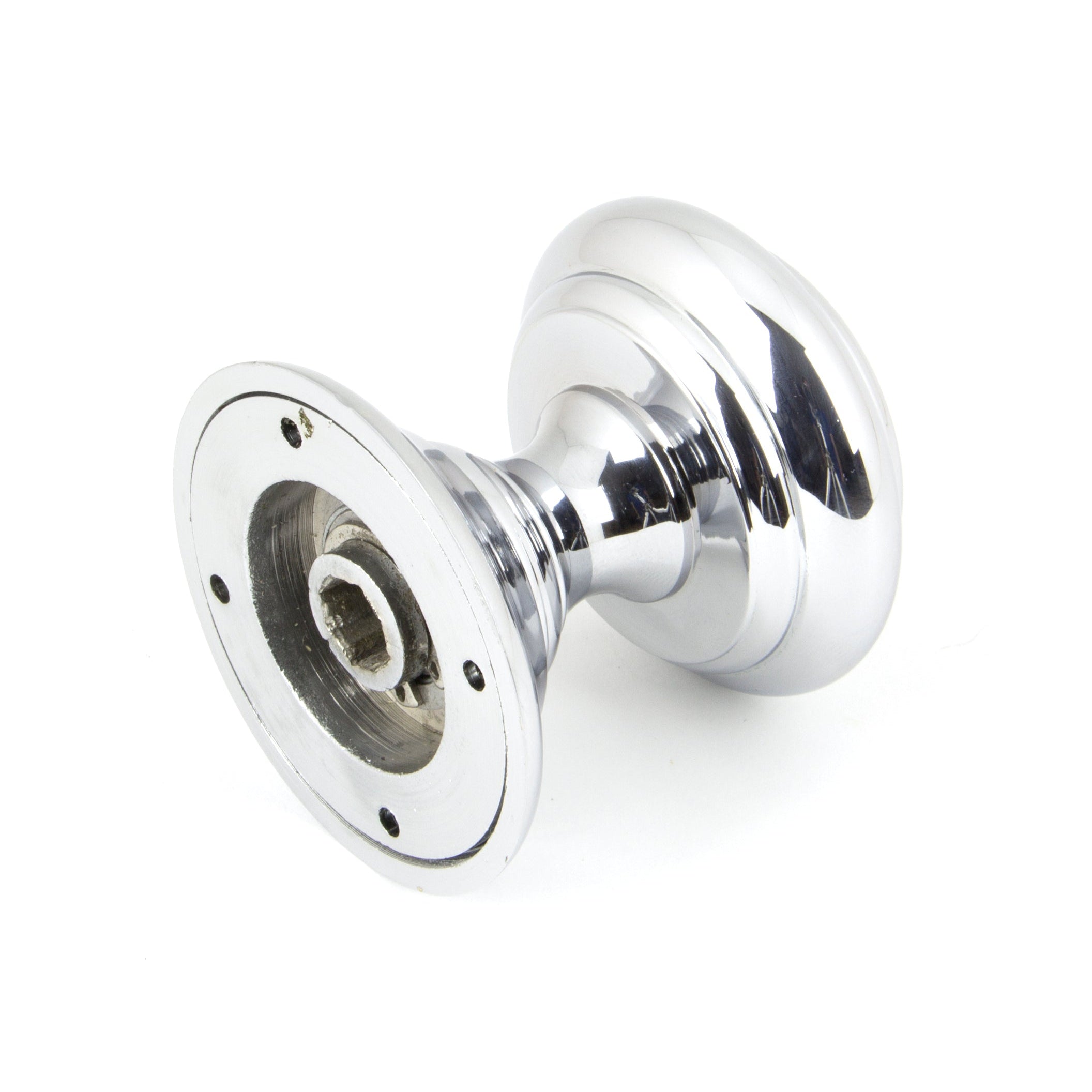Polished Chrome Elmore Concealed Mortice Knob Set | From The Anvil-Mortice Knobs-Yester Home