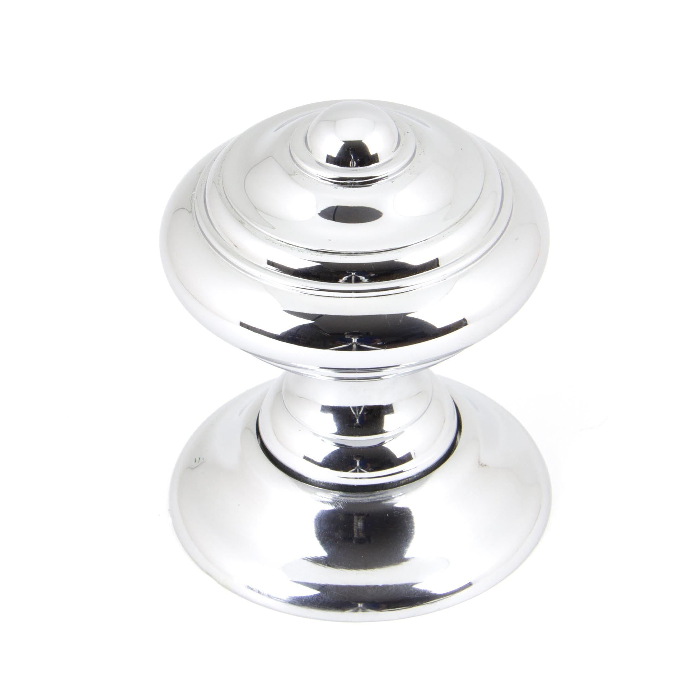 Polished Chrome Elmore Concealed Mortice Knob Set | From The Anvil - Mortice Knobs - From The Anvil - Yester Home
