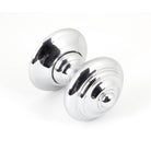 Polished Chrome Elmore Concealed Mortice Knob Set | From The Anvil - Mortice Knobs - From The Anvil - Yester Home