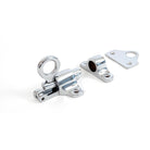 Polished Chrome Fanlight Catch + Two Keeps | From The Anvil - Fanlight Catches - From The Anvil - Yester Home