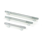 Polished Chrome Half Brompton Pull Handle - Medium | From The Anvil-Pull Handles-Yester Home