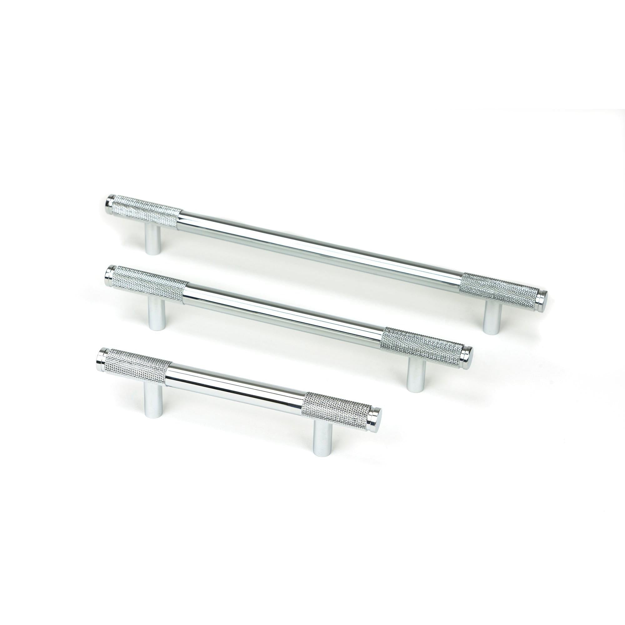 Polished Chrome Half Brompton Pull Handle - Small | From The Anvil - Pull Handles - From The Anvil - Yester Home
