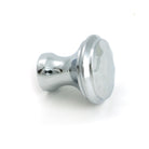 Polished Chrome Hammered Cabinet Knob - Small - Cabinet Knobs - From The Anvil - Yester Home