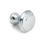 Polished Chrome Hammered Cabinet Knob - Small - Cabinet Knobs - From The Anvil - Yester Home